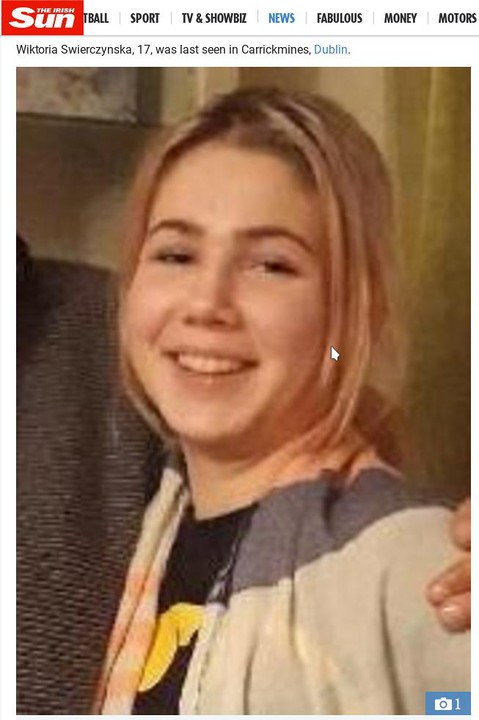 Appeal for 17-year-old missing from Dublin