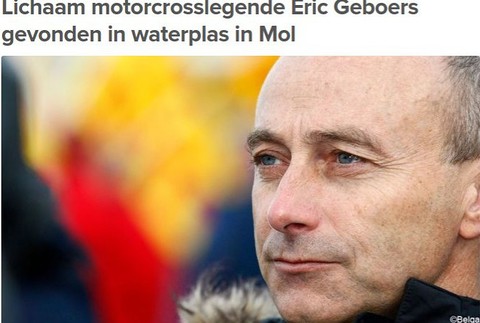 Bereavement in the bike world: Eric Geboers drowns