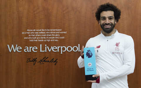 Mohamed Salah: Liverpool forward named Premier League Player of the Season
