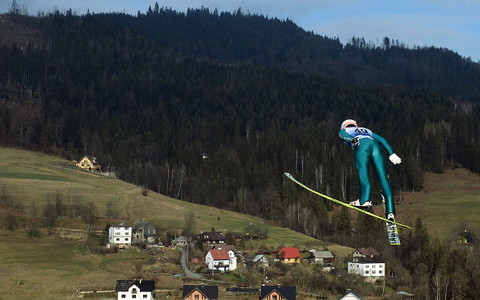 July competition in ski jumping in Wisła nalep
