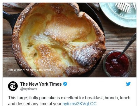 Americans think they have invented the Yorkshire pudding as a 'fluffy pancake'