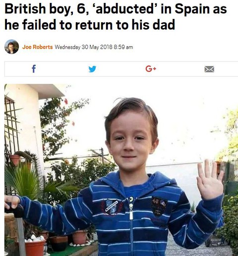6-latek uprowadzony z Hiszpanii. Ojciec obawia się, że trafił do Polski