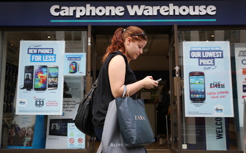 Carphone Warehouse likwiduje prawie 100 sklepów