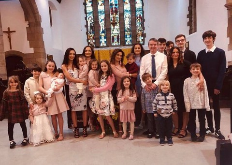 Britain's largest family to welcome 21st child