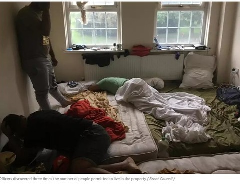 Londyn: 16 osób w dwupokojowym mieszkaniu