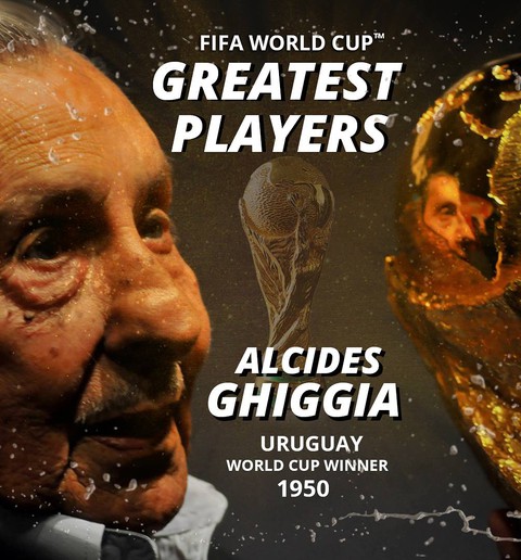 Urugwajczyk Ghigghia wybrany najlepszym piłkarzem w historii MŚ