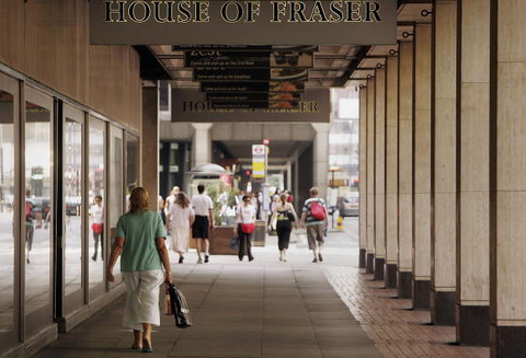 House of Fraser planuje zamknięcie połowy swoich sklepów 