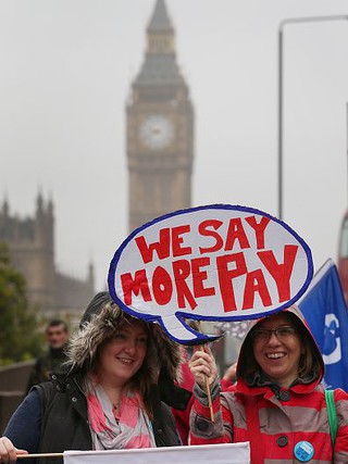 Czterogodzinny strajk pracowników brytyjskiej służby zdrowia