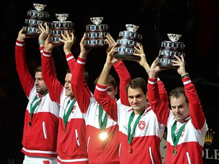 Puchar Davisa: Federer zapewnił Szwajcarom pierwszy triumf 
