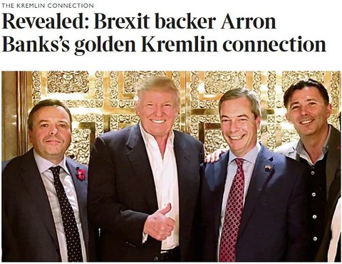 Revealed: Brexit backer Arron Banks's golden Kremlin connection