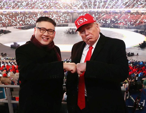 Trump optymistą przed spotkaniem z Kimem