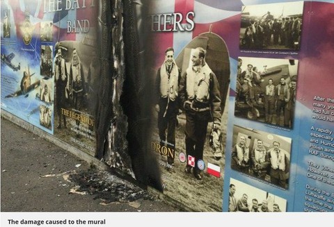 Belfast: Zdewastowano murale z polskimi bohaterami