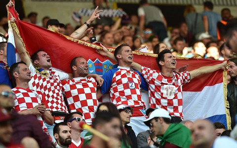 Croatian fans came to Russia ... on bicycles