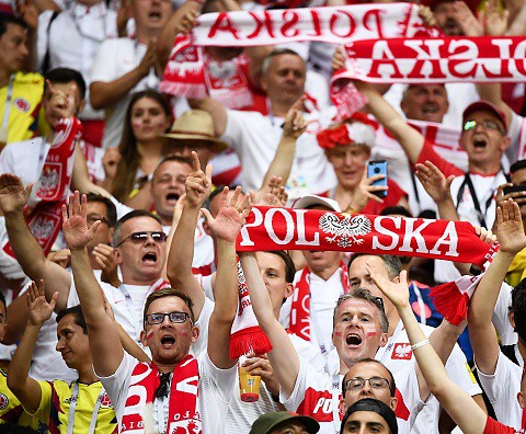 A record number of spectators at the Poland-Columbia match