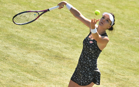 Radwańska was promoted without a game to the quarterfinals of the tournament in Eastbourne