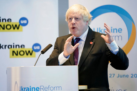Boris Johnson zapowiedział 35 mln funtów dla Ukrainy