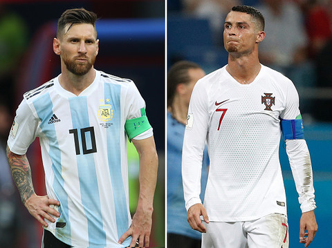 Cristiano Ronaldo and Lionel Messi crash out of World Cup on same day