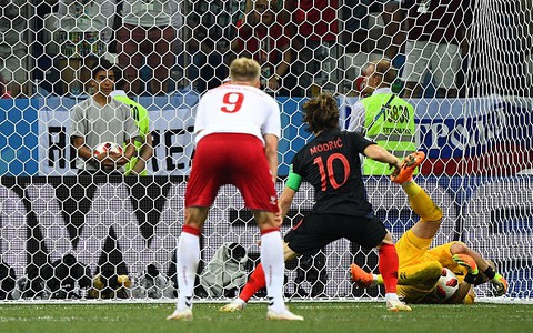 Croatia send Denmark out of World Cup after Subasic heroics in shootout