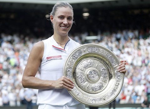 Angelique Kerber powers past Serena Williams to claim first Wimbledon title