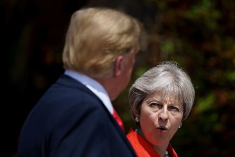 Theresa May: Trump told me to sue the EU