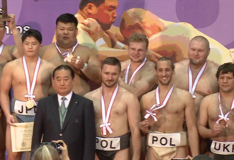 Two silver and three bronze medals of Poles in the World Cup in sumo