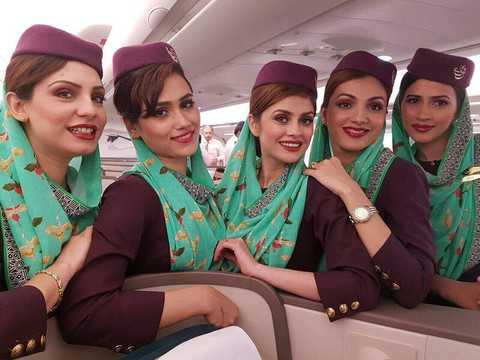 Pakistańskie stewardesy muszą schudnąć