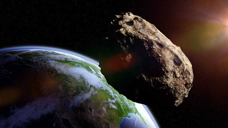 Spora asteroida prawie otarła się o Ziemię!