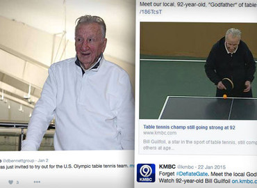 O kwalifikację olimpijską powalczy... 93-letni tenisista stołowy