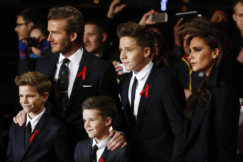 Najmłodszy syn Beckhamów chce zostać muzykiem