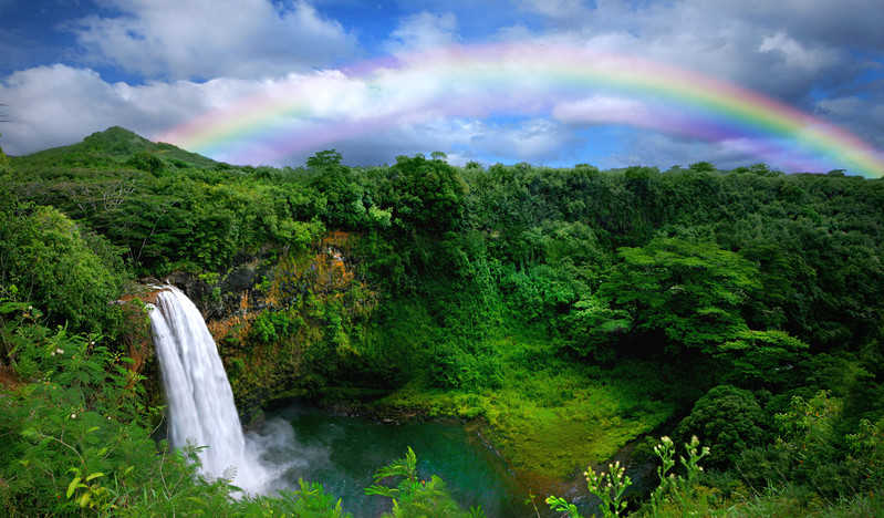 Najpiękniejsze tęcze na świecie są na Hawajach!