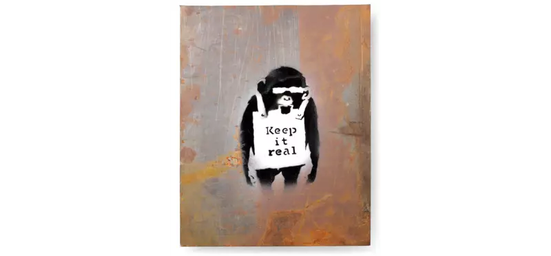 Wczesna praca Banksy’ego "Bądź sobą" sprzedana za blisko półtora miliona dolarów