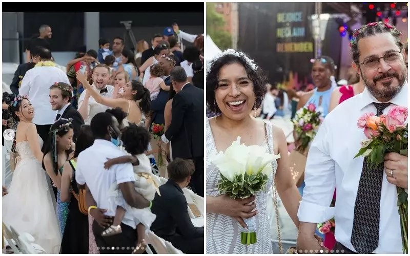 Władze Nowego Jorku zorganizowały pocovidowe wesele dla 500 par