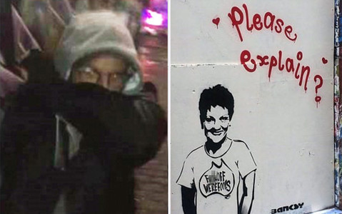 Banksy przyłapany bez maski
