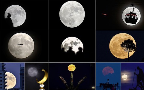 Superksiężyc na zdjęciach z całego świata