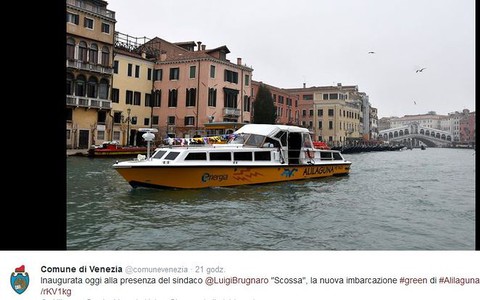 Wenecja ma pierwszy wodny tramwaj elektryczny