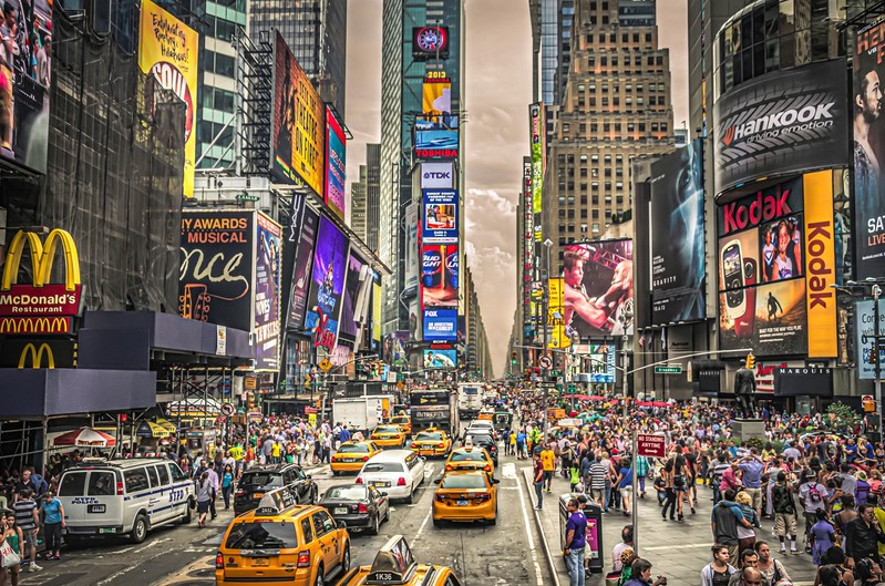 Times Square najbardziej stresującą atrakcją turystyczną na świecie