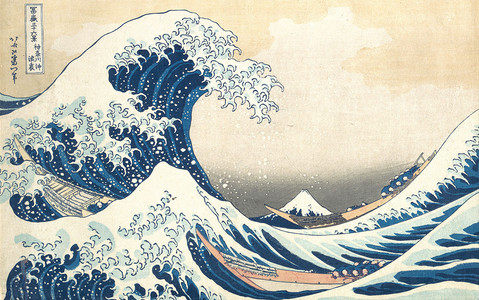 Najpiękniejsze drzeworyty Hokusaia w British Museum!