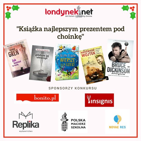 Konkurs świąteczny Londynka: "Książka najlepszym prezentem pod choinkę!"