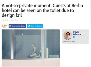 Zero prywatności w berlińskim hotelu!