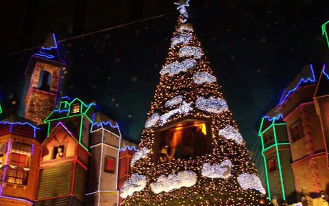 Hiszpania ma najwyższą bożonarodzeniową choinkę w Europie