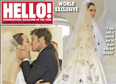 Wiemy jak wyglądała suknia ślubna Angeliny Jolie!