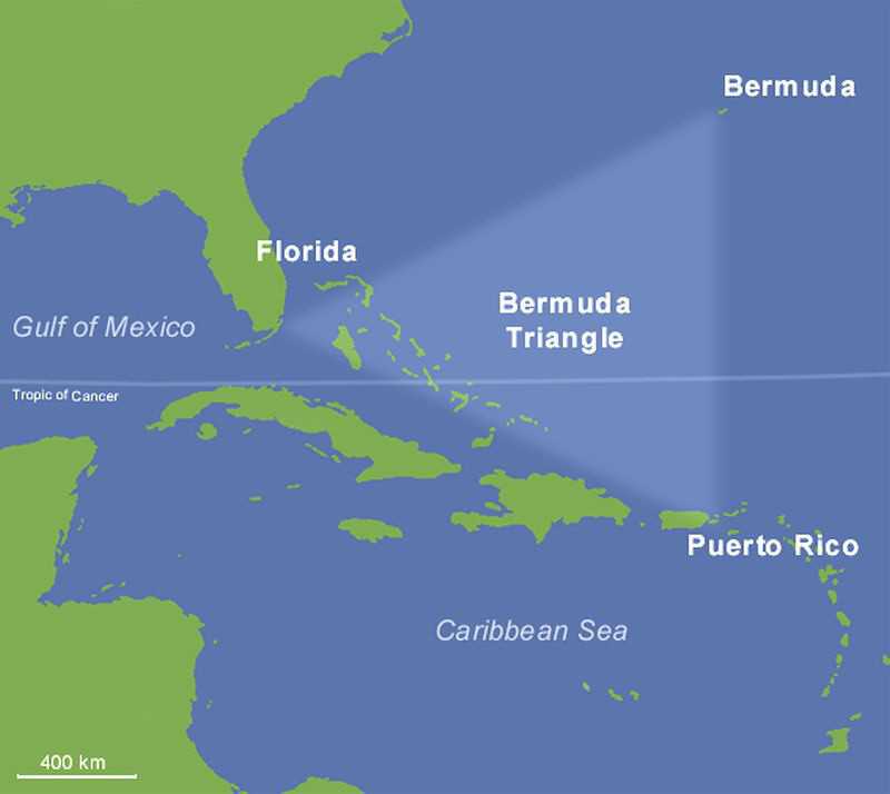 Trójkąt Bermudzki - tajemniczy obszar na Oceanie Atlantyckim