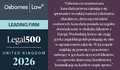 Polski zespół Osbornes Law ponownie wśród najlepszych kancelarii w Wielkiej Brytanii