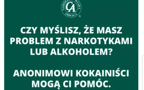 Czy masz problem z narkotykami lub alkoholem?