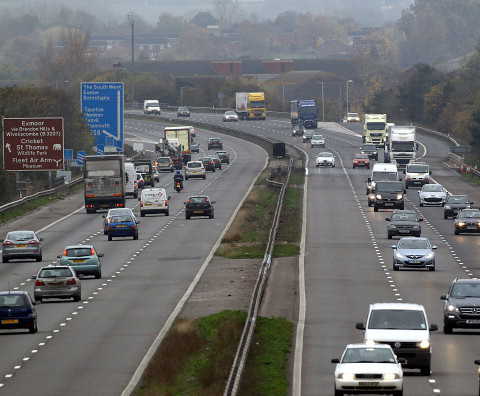 Autostrady w UK: Awaria samochodu