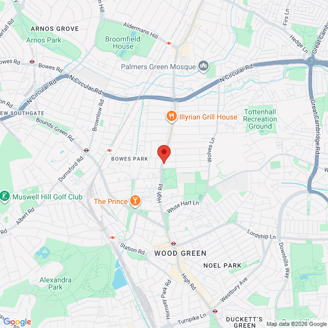 Wood Green/Palmers Green, North London, N22 8JR