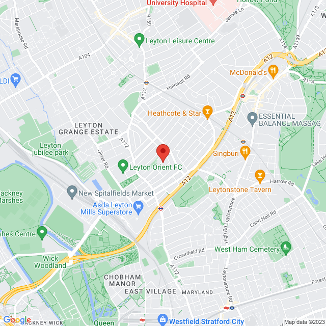 Leyton, Londyn Wsch., E114HG