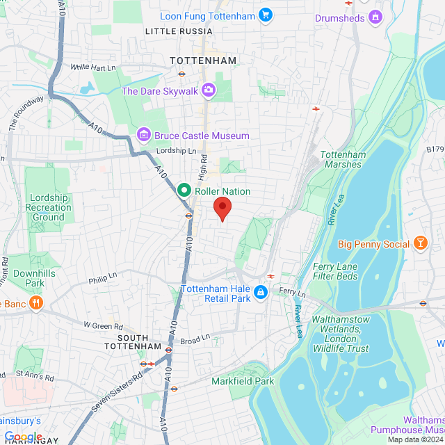 Tottenham Hale / Seven Sisters, North London, N17 9AP