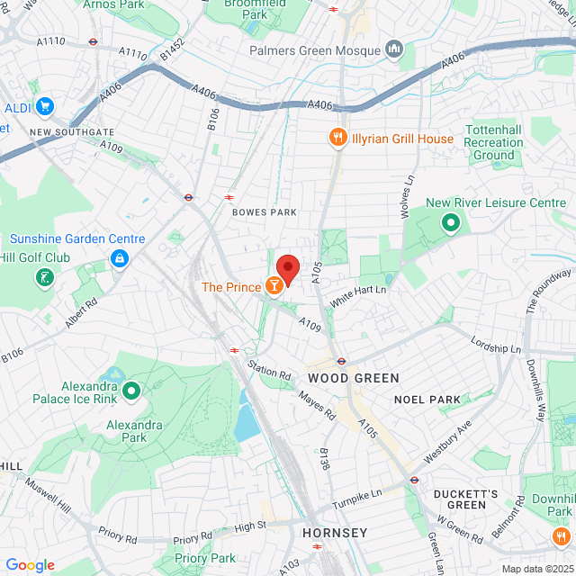Wood Green/Palmers Green, North London, N22 8YE