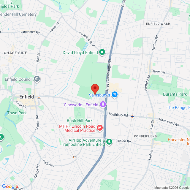 Southbury Enfield, Londyn, EN1 3SU